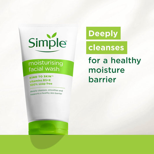 Kind to Skin Moisturising Facial Wash for Gentle Daily Cleansing Leaving Skin Feeling Hydrated 150 Ml