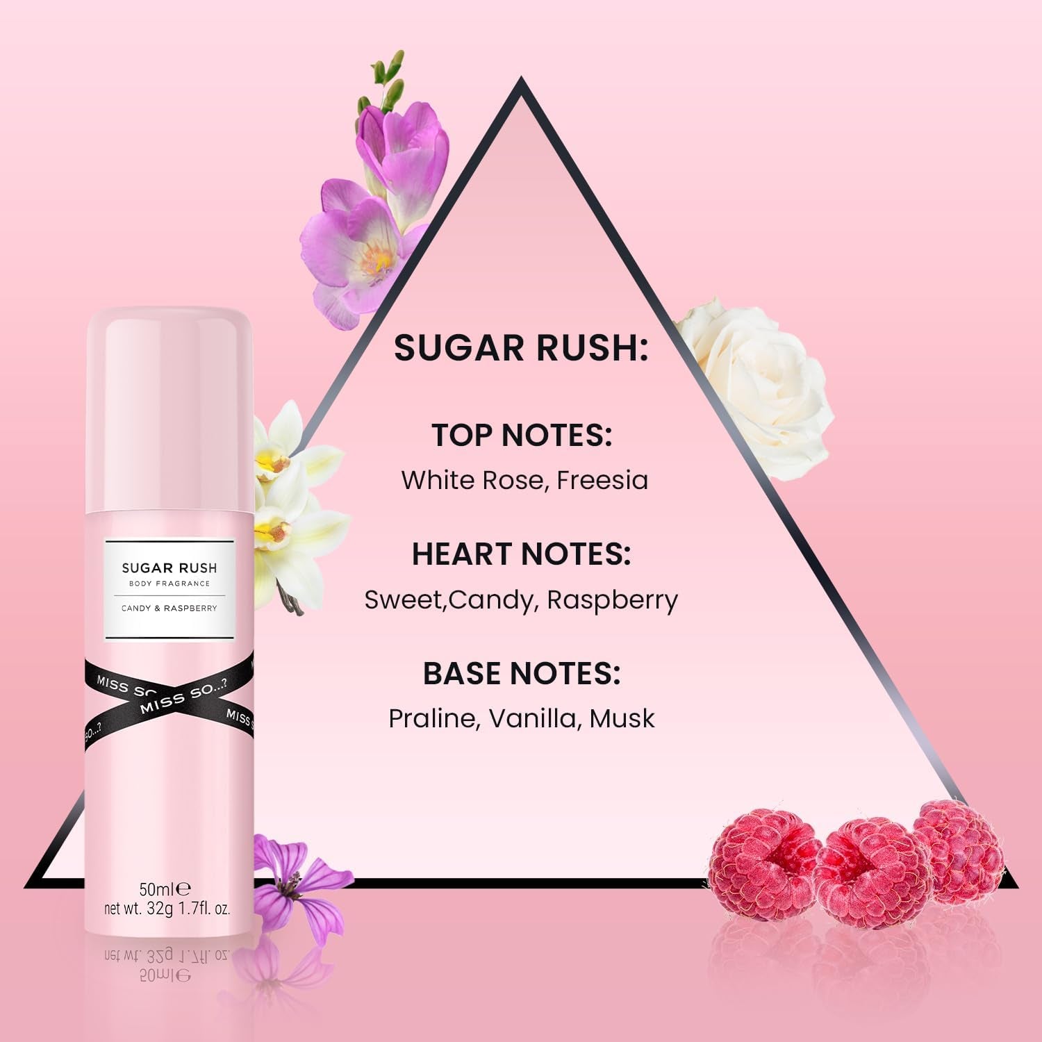 Miss So...? Mini Galore Womens Body Fragrance Gift Set 4X50Ml