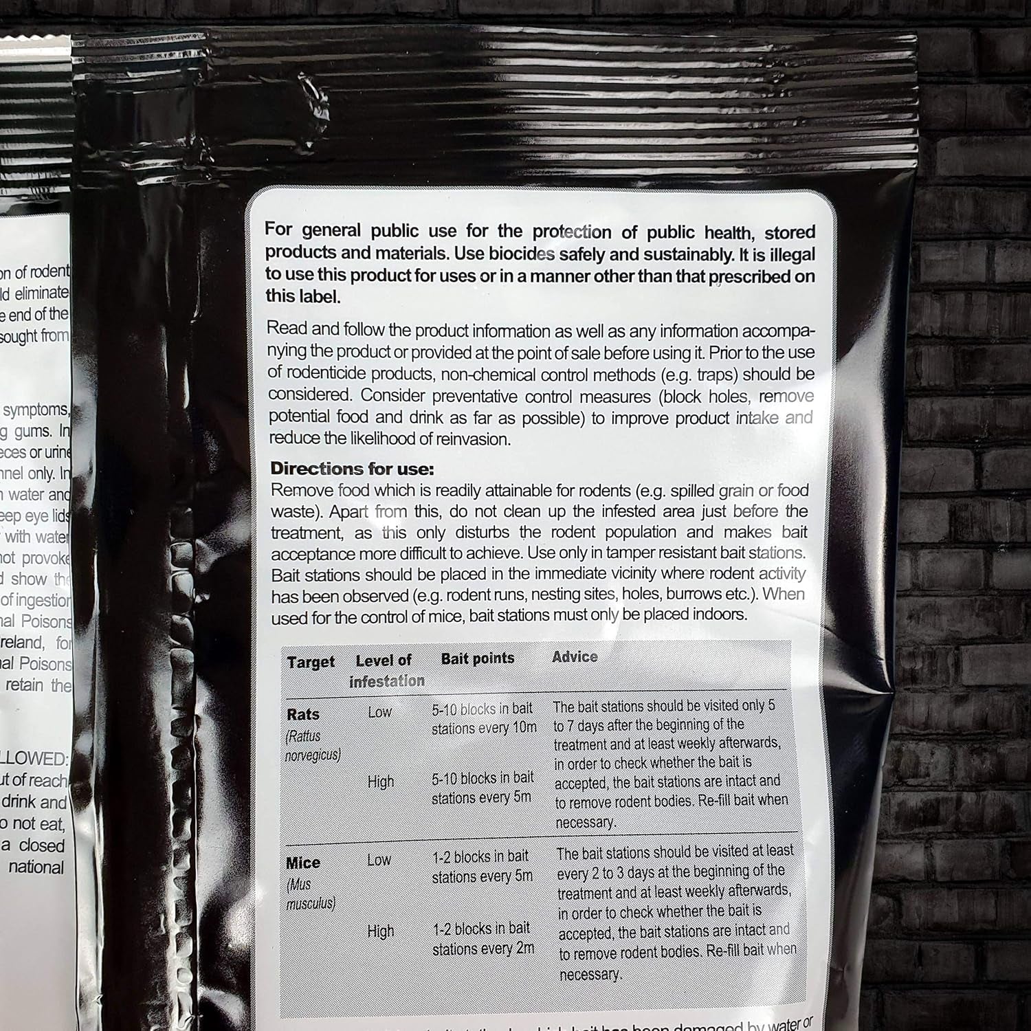 - Rat/Mouse Poisoning,Poison Blocks 300G, Super Strength, Single-Feed Fast Acting Rat & Mouse Killer, Rat Poison Block Bait - Indoor,Outdoor for Rodent Bait Station Refill Packs…
