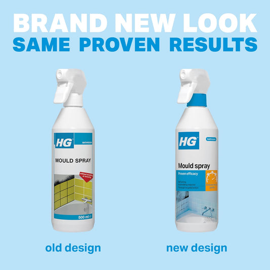 Mould Remover Spray | Kills Black Mold & Mildew on Walls & Tiles | 500Ml
