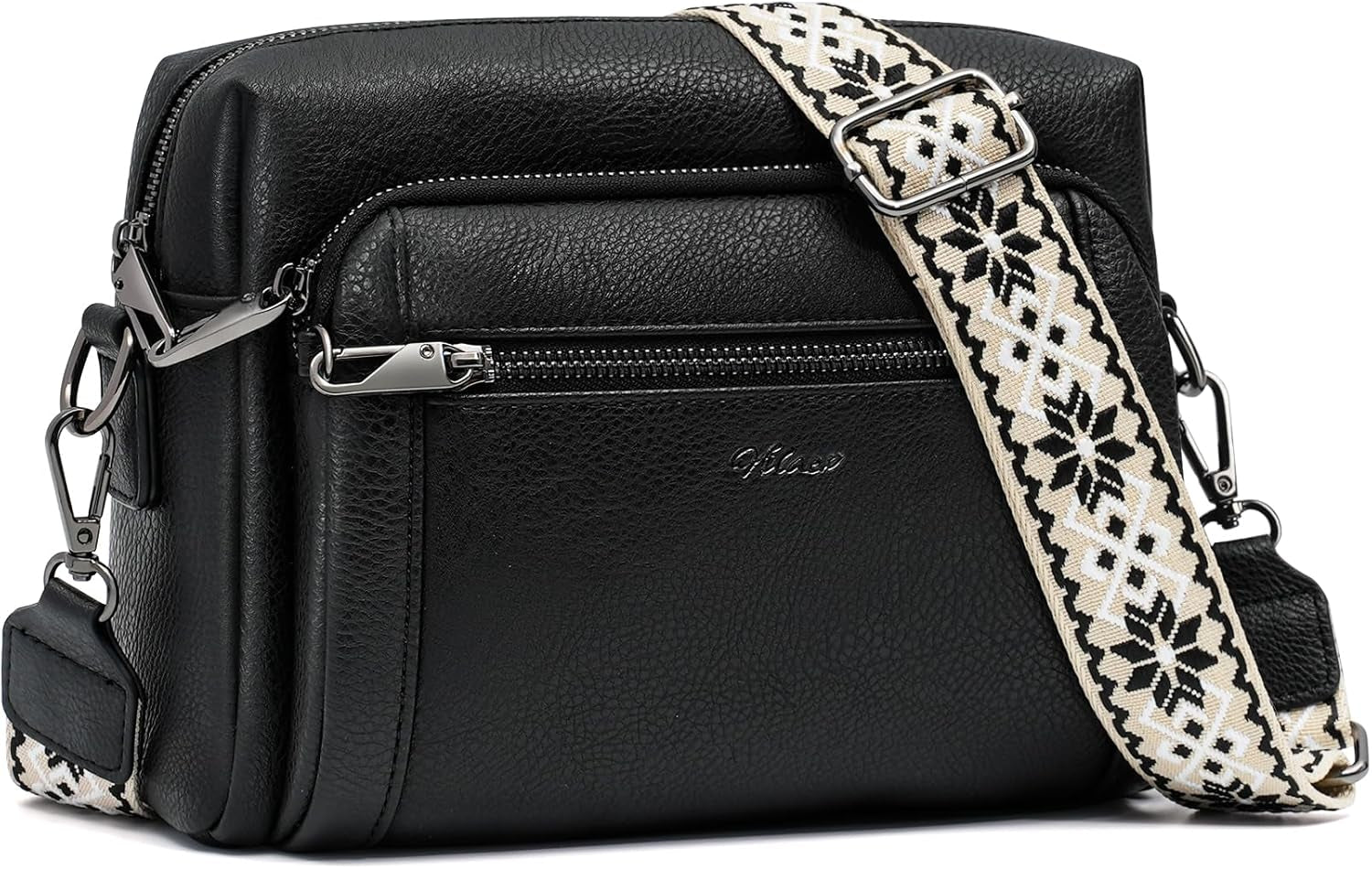 Women'S Cross Body Bags, Crossbody Bags for Women with Anti-Theft Function 4 Zip Compartments Women Shoulder Handbags with Adjustable Wide Strap