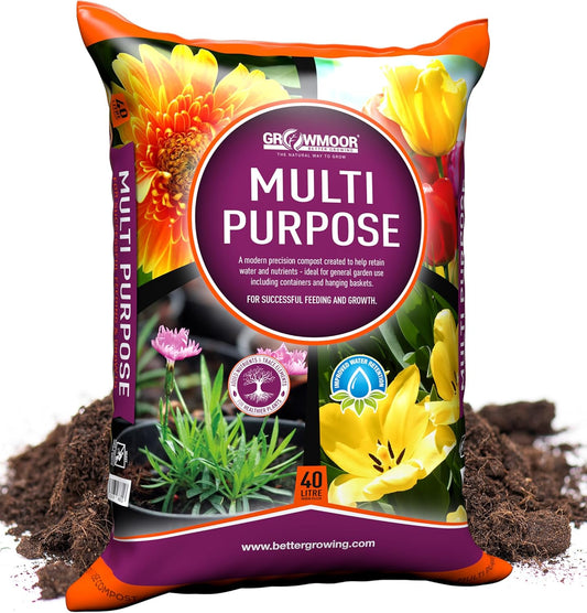 Multi-Purpose Compost for Use All around the Garden – Promotes Healthy Growth, Vibrant Flowers & Strong Roots – 40L