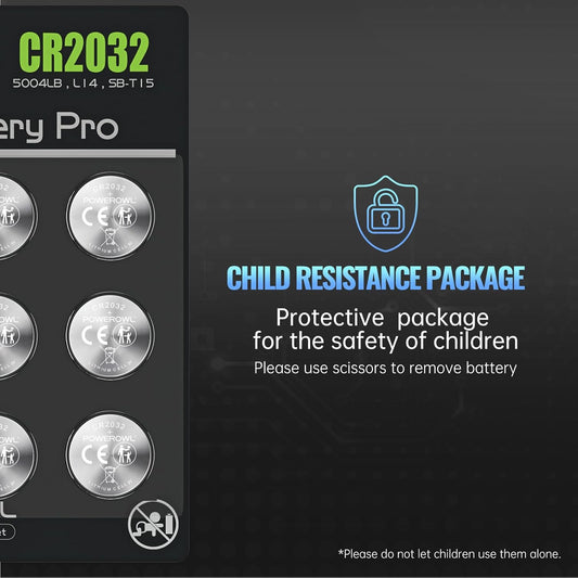 12 Pcs CR2032 3V Lithium Battery for Your Toys, Games, MP3 Players, Stopwatches (Purple)