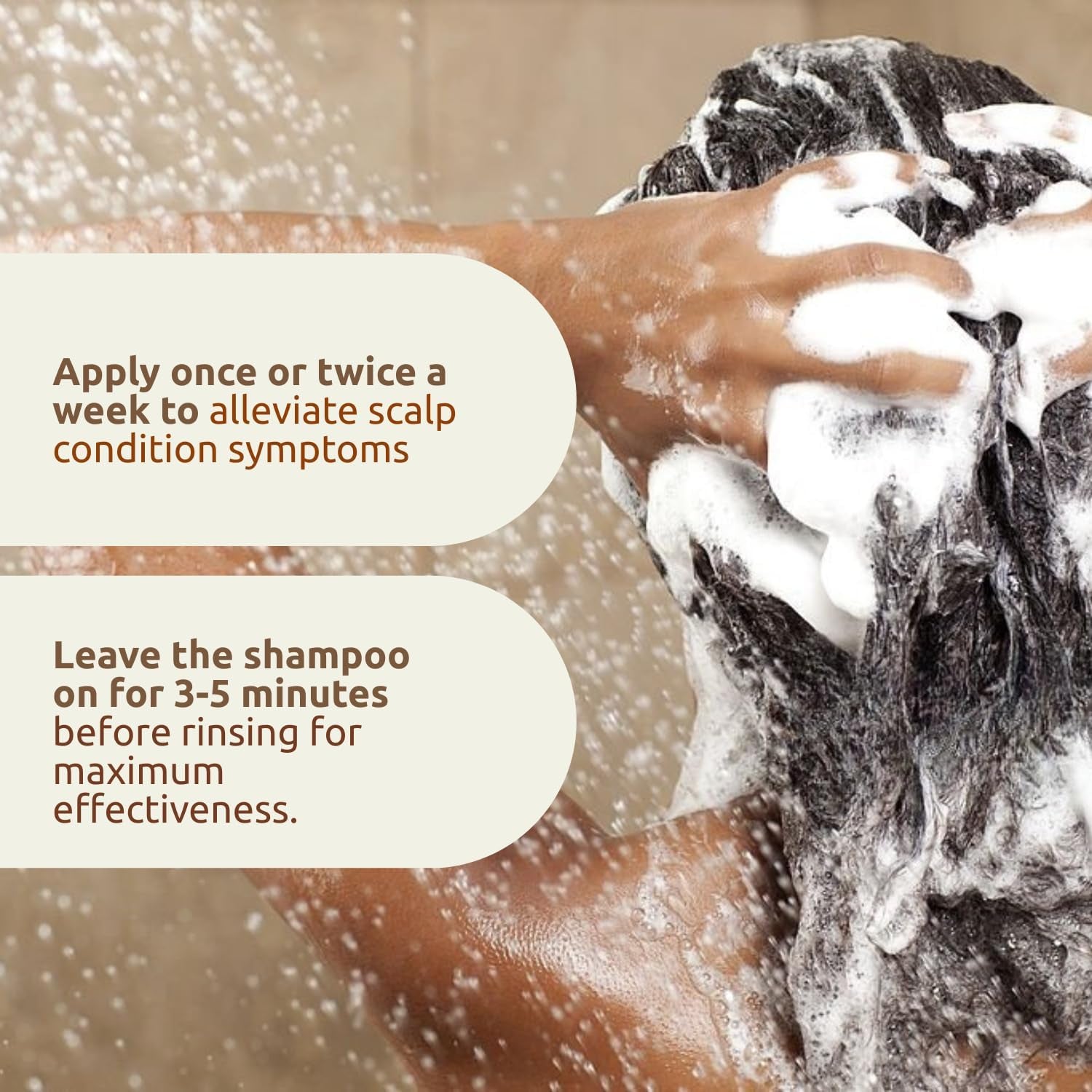 Scalp Shampoo, for Scalp Conditions, Reduces Itching, Inflammation and Scales, Shampoo Treats Psoriasis, Seborrhoeic Dermatitis, Eczema and Dandruff, Contains Coal Tar Solution, 1 X 150Ml