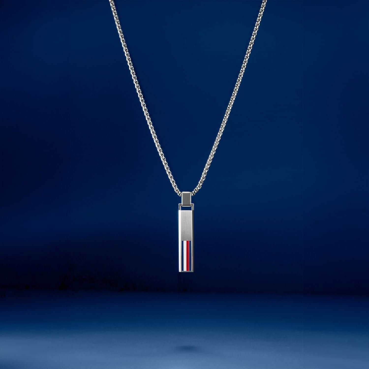 Tommy Hilfiger Jewelry Men'S Pendant Necklace in Stainless Steel with an Engraved Plaque - 2790314