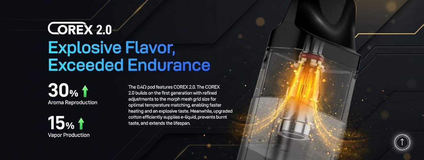 XROS Replacement Pods 0.6 Ohm [Pack of 4] - Upgraded Corex 2.0, Refillable, 2Ml Capacity, Top Fill, Compatible XROS5, XROS4, XROS3, XROSMINI5, XROSMINI4, XROSMINI3, No Nicotine No Liquid
