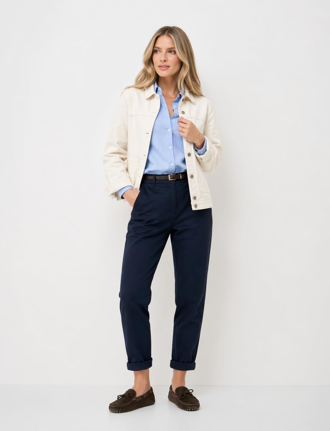 Ex High Street Brand Summer Denim Jackets Women, Ladies Button up Jean Jacket