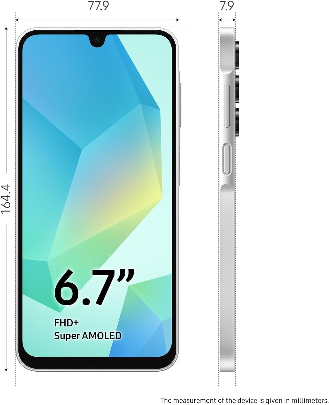 Galaxy A16 4G Android Smartphone, Super Amoled 6.7" Screen, Multiple Cameras, 128GB Storage, Light Grey, 3 Year Manufacturer Extended Warranty (UK Version)