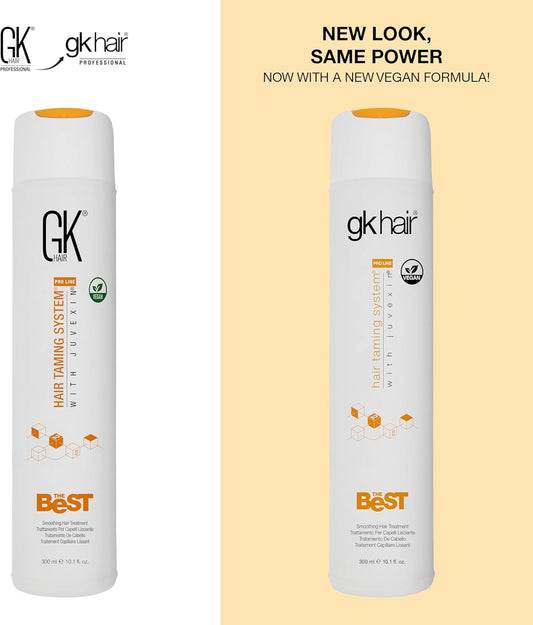 Global Keratin the Best (10.1 Fl Oz/300Ml) Smoothing Keratin Hair Treatment - Professional Brazilian Complex Blowout Straightening for Silky Smooth & Frizz Free Hair