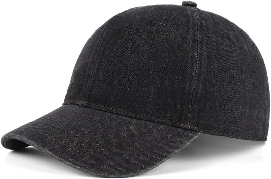 XL/XXL Washed Cotton Baseball Cap Big Heads,Large Pigment Dyed Running Caps,Big Vintage Sports Cap for Outdoor Golf Tennis