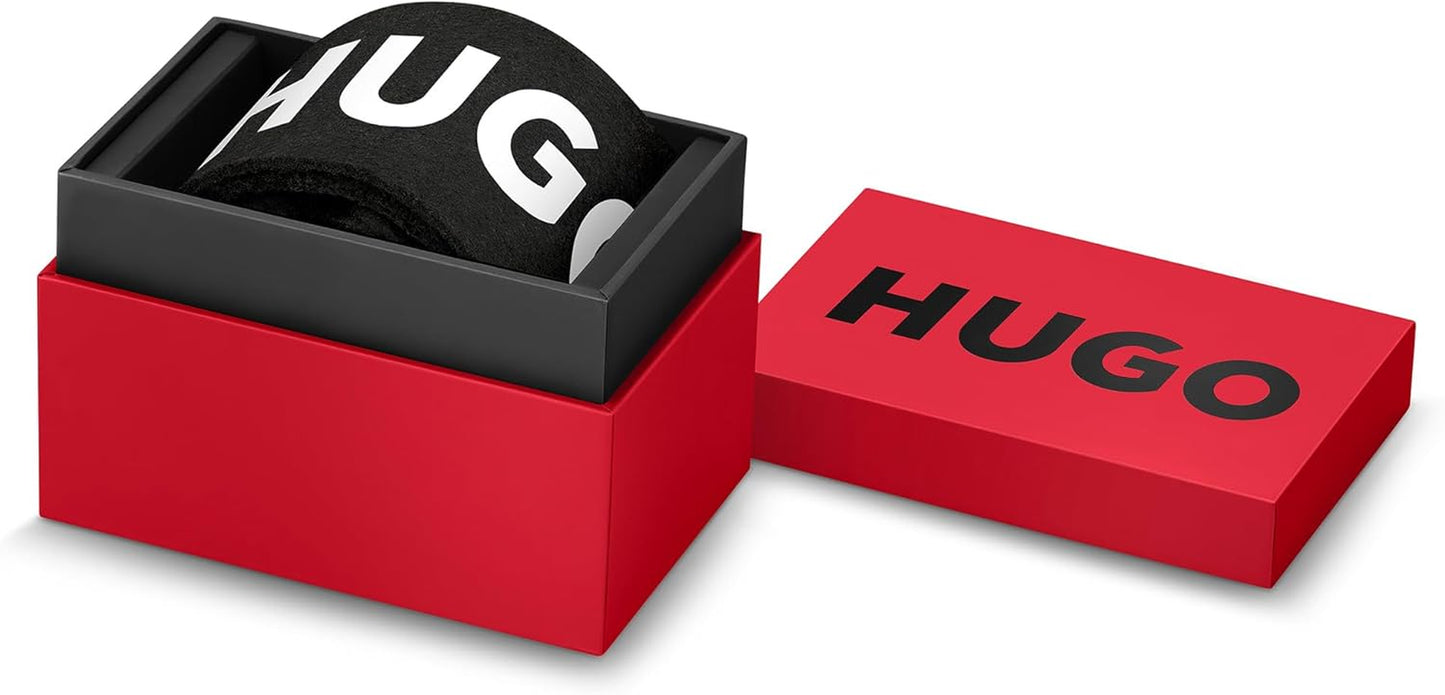 HUGO Analogue Multifunction Quartz Watch for Men #Bright Sport Collection with Stainless Steel Bracelet or Leather Strap