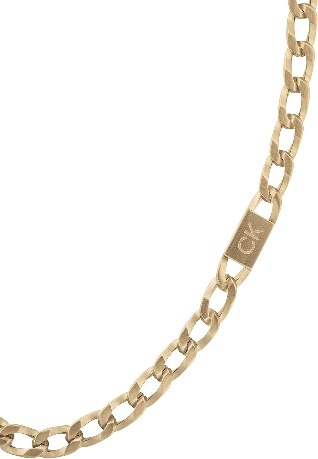 Men'S OUTLOOK Collection Chain Necklace in Stainless Steel - Available in Silver, Gold or Black