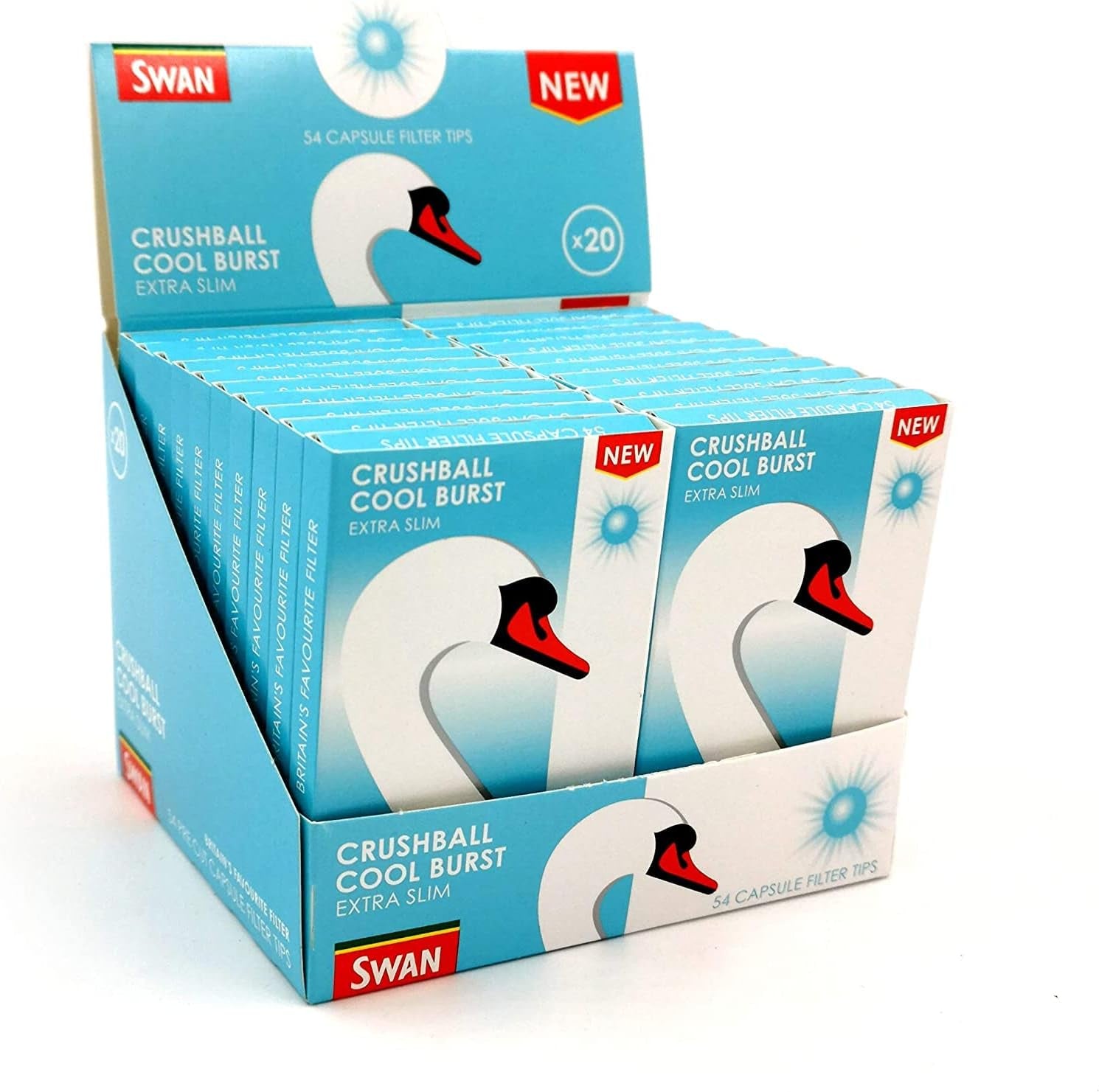 Cool Burst Crushball Extra Slim Filter Tips (10)