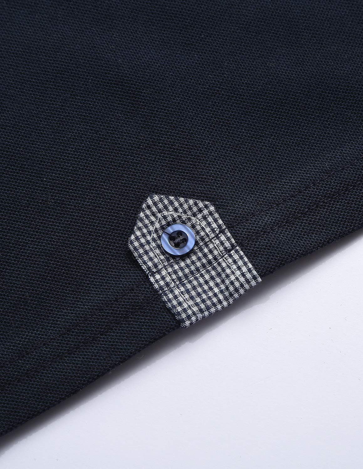 Men'S Short Sleeve Polo Shirts Classic Plaid Splice Golf Tennis T-Shirt