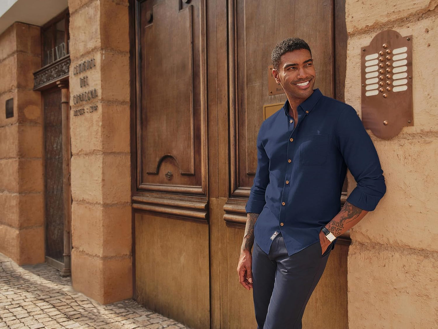 Mens Shirts Long Sleeve Button down Oxford Shirts with Pocket