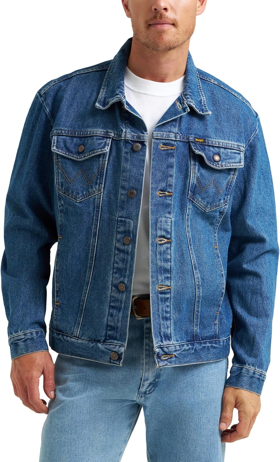 Men'S Cowboy Cut Western Unlined Denim Jacket Cowboy Cut Western Unlined Denim Jacket (Pack of 1)