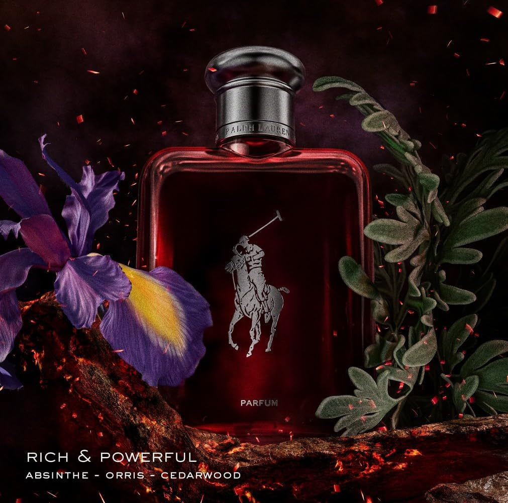 Polo Red Parfum, Aftershave for Men, Ambery Woody Scent, Intense Striking Fragrance, Lasting Wear, Luxury Perfume for Men, 75Ml