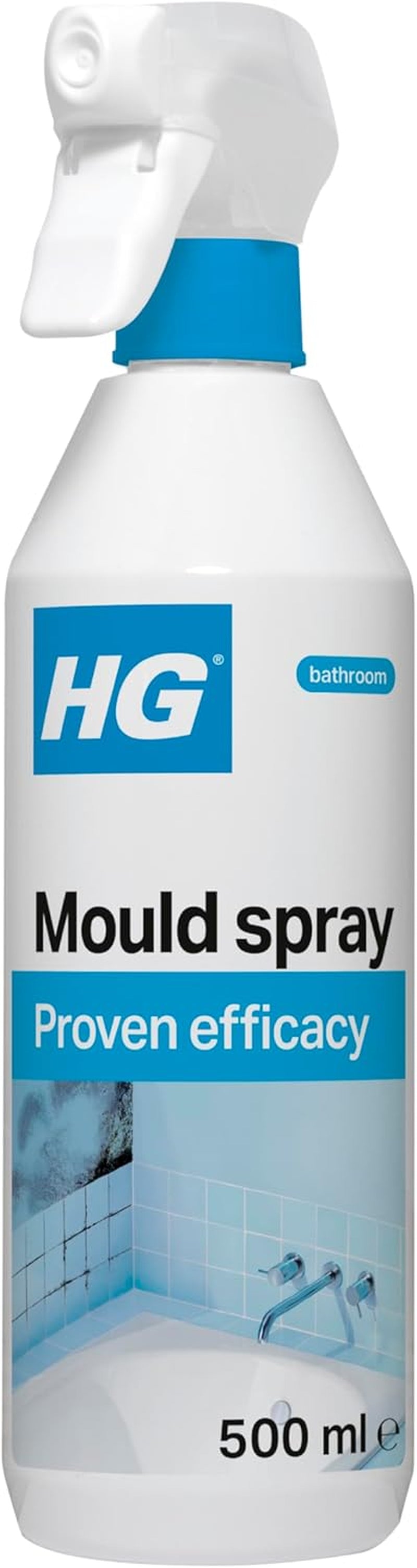 Mould Remover Spray | Kills Black Mold & Mildew on Walls & Tiles | 500Ml