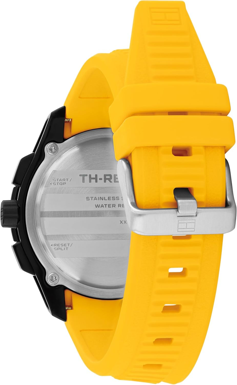 Tommy Hilfiger Chronograph Quartz Watch with Calendar for Men with Silicone Bracelet – Available in White, Blue, Black, Orange or Yellow