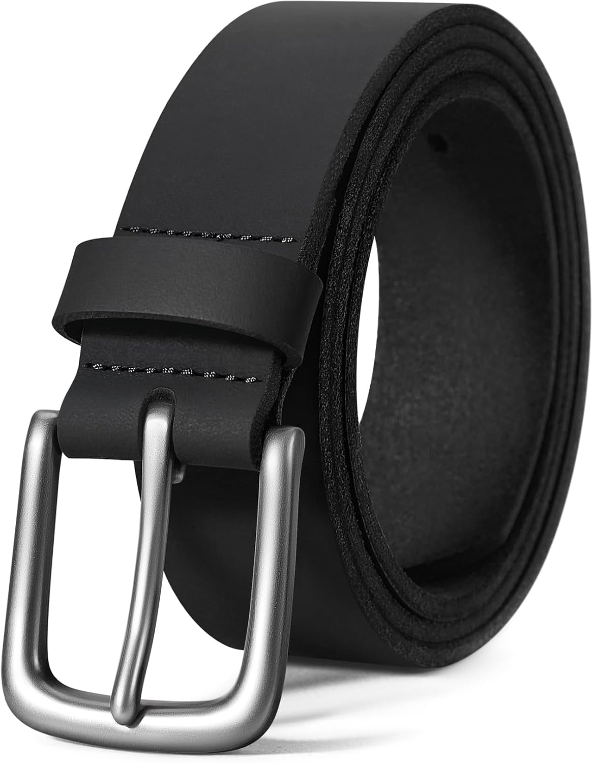 Men'S Genuine Leather Casual Every Day Jeans Belts, Handmade Men Leather Belt with Gift Box
