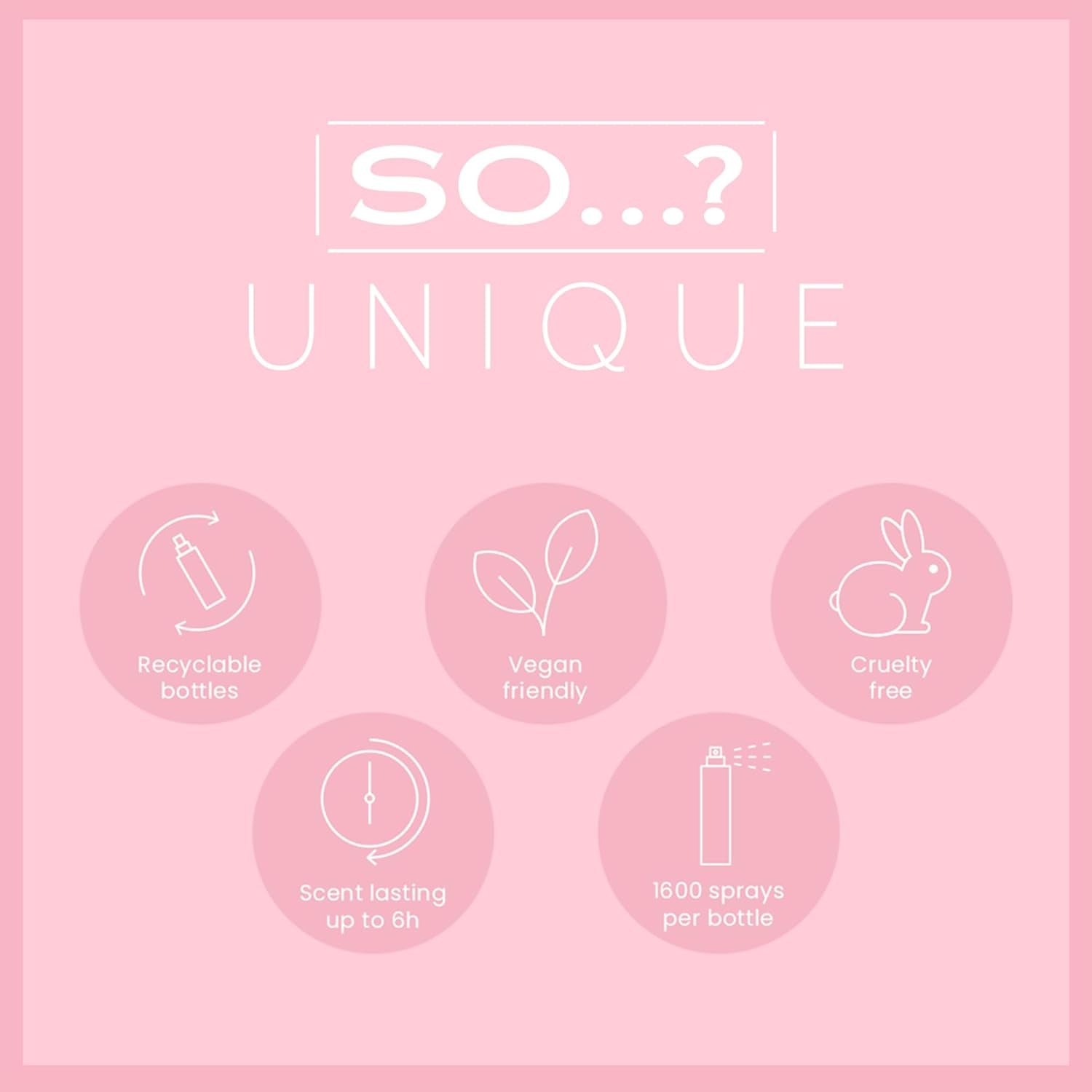 Unique Womens Vegan Sweet Pea Body Mist Fragrance Spray 150Ml