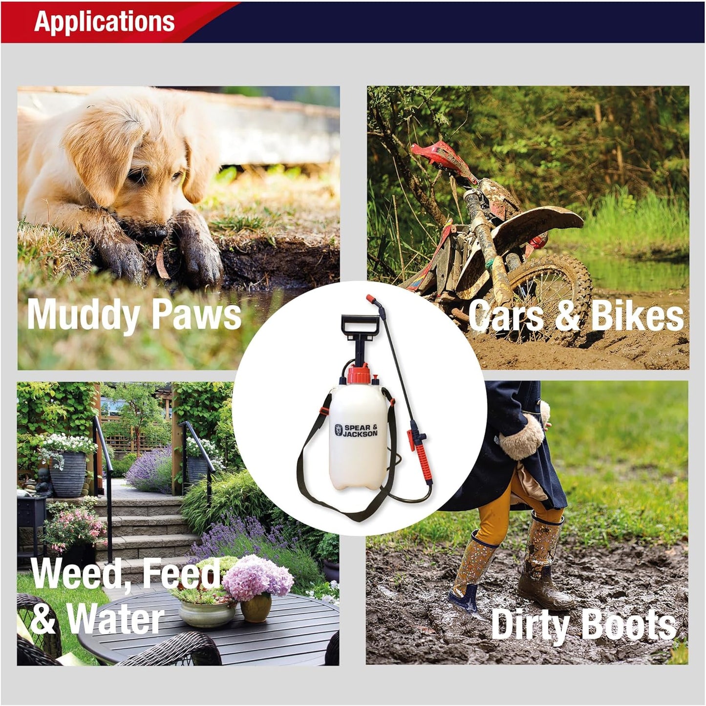 5LPAPS 5 Litre Pump Action Pressure Sprayer