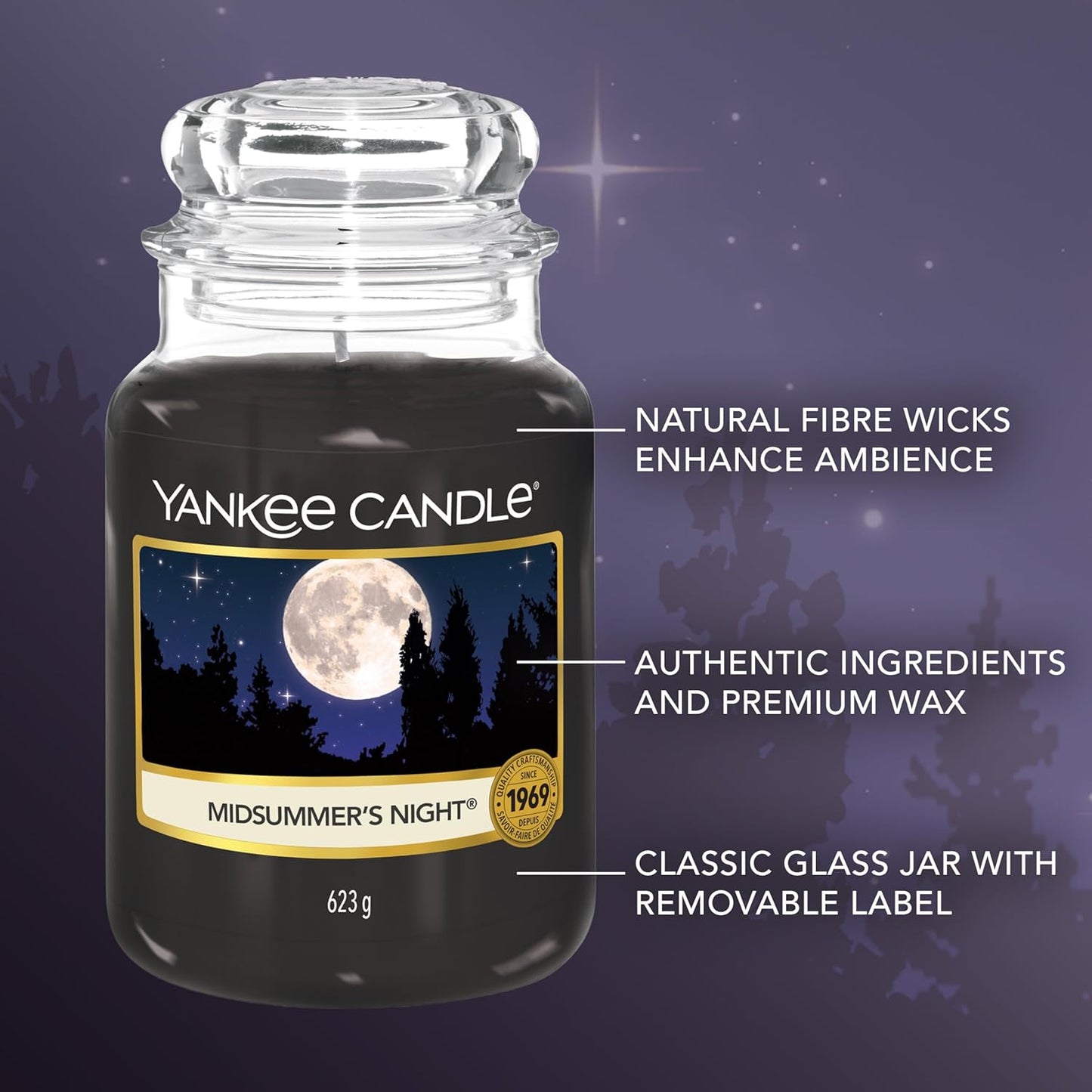 Scented Candle | Midsummer'S Night Large Jar | Long Burning Candles: up to 150 Hours | Perfect Gifts for Women