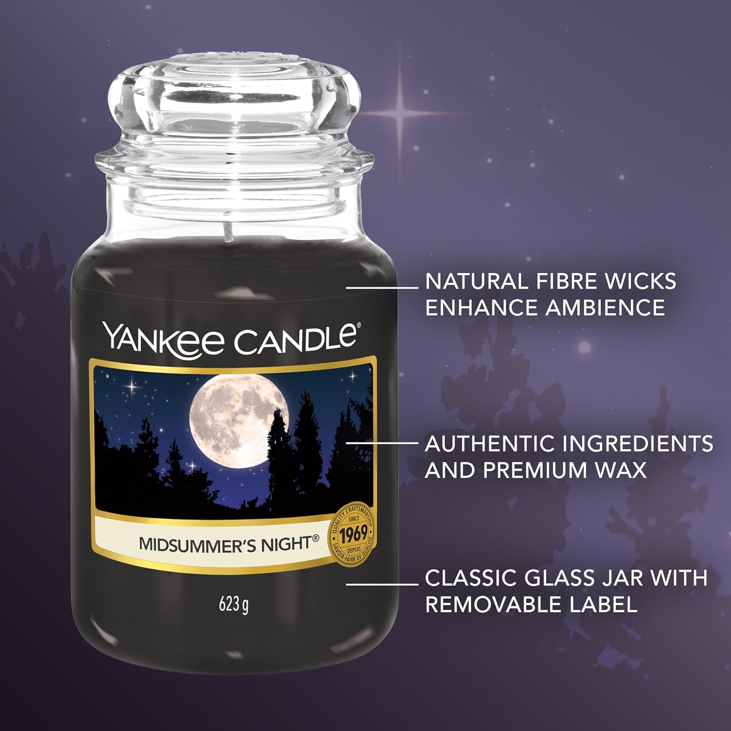 Scented Candle | Midsummer'S Night Large Jar | Long Burning Candles: up to 150 Hours | Perfect Gifts for Women