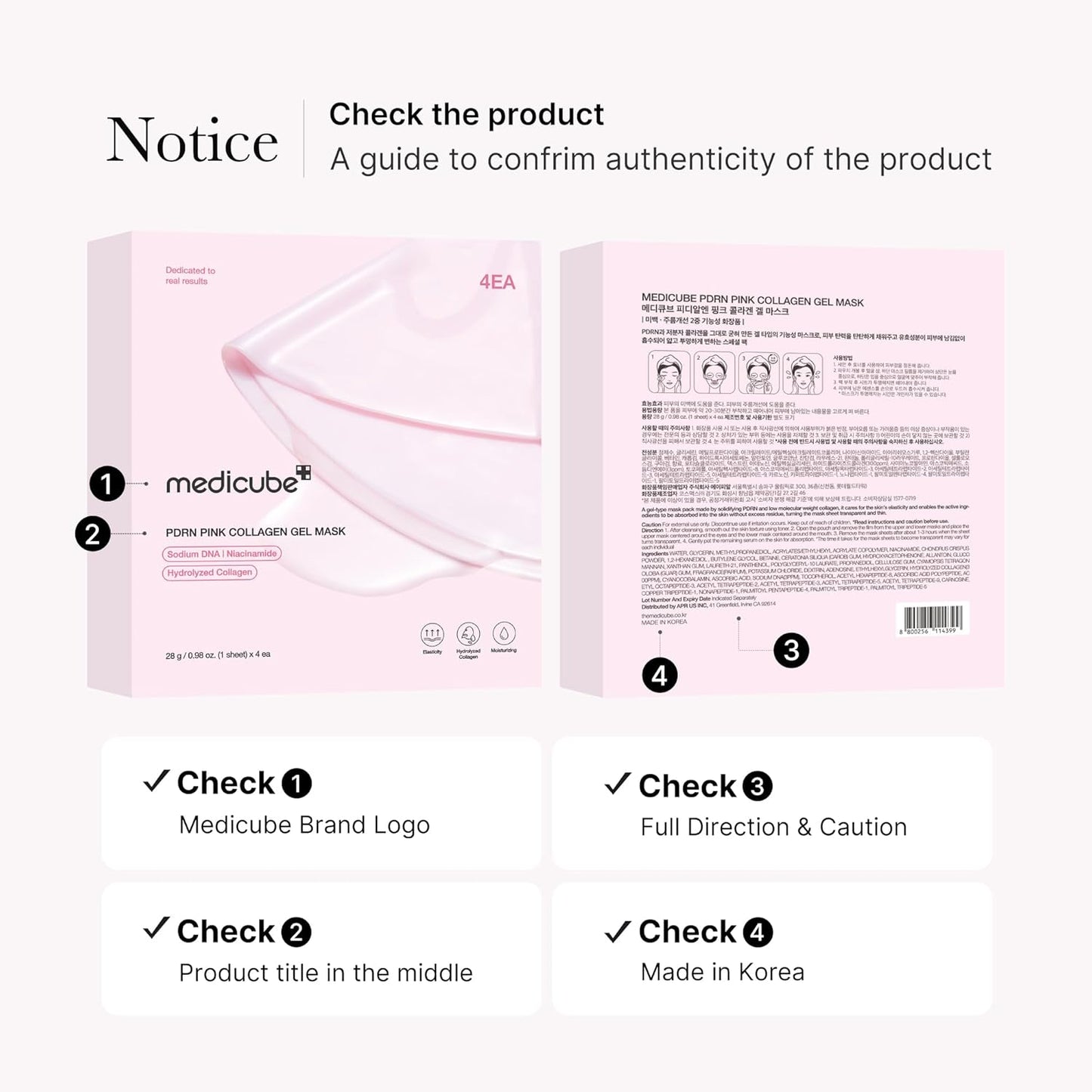 Jelly Gel Mask with Salmon DNA PDRN Pink Collagen | Overnight Face Mask for Glass Glow Skin | Elasticity, Hydrating, Firming and Moisturizing | Korean Skincare, 28G X 4Ea